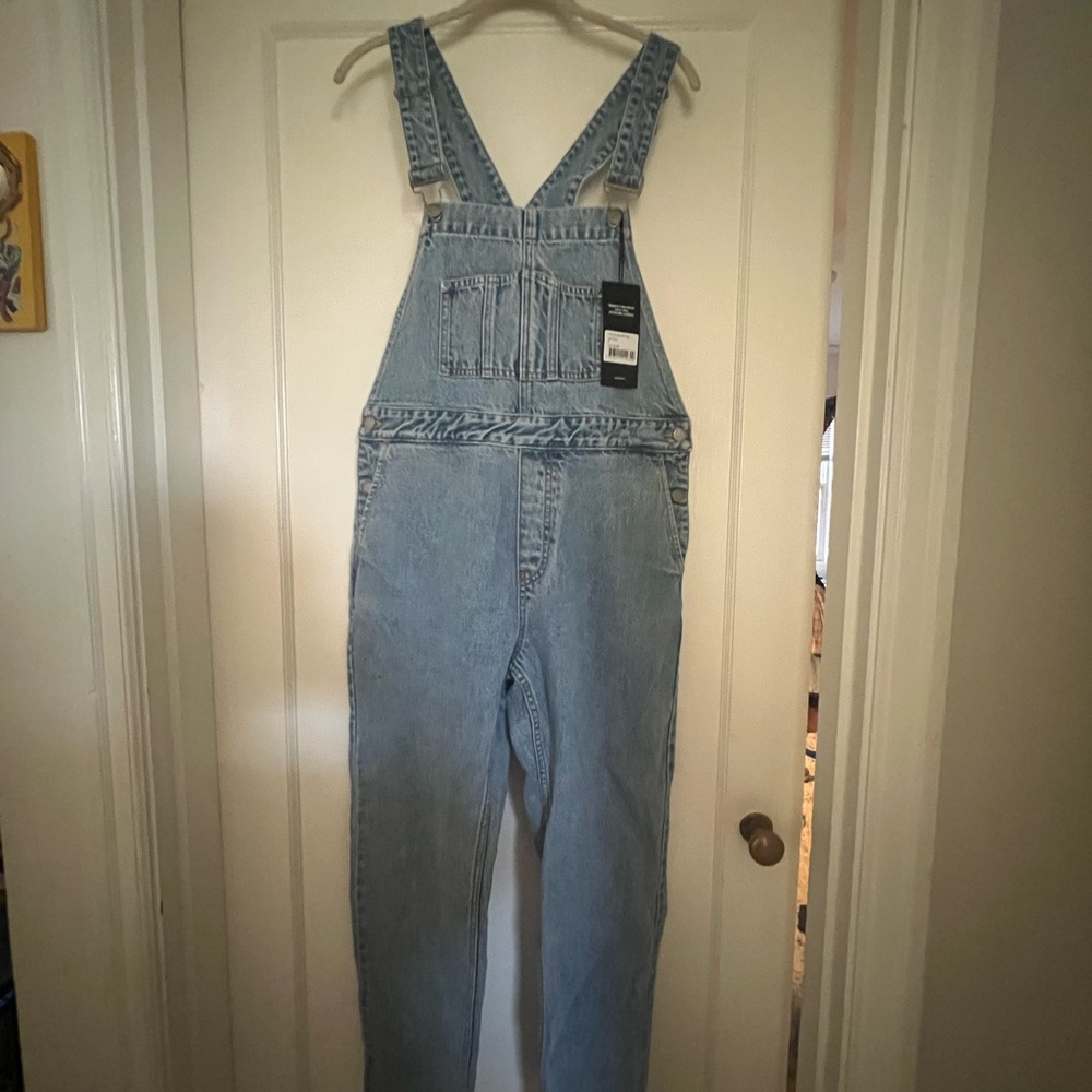 ASOS Petite M Blue Denim Overalls